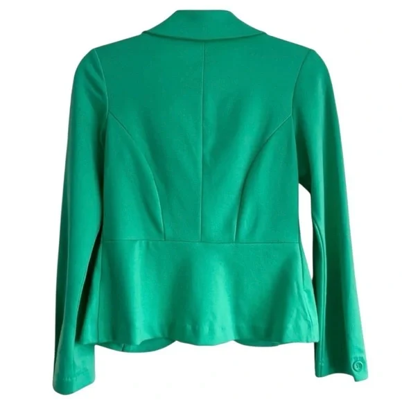 New Metaphor Mint Green Peplum Blazer Business Casual Lightweight Jacket Size S - Picture 4 of 8